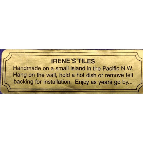 Irene's Tiles Magic is in Our House Home Wall Decor Trivet - Picture 4 of 6